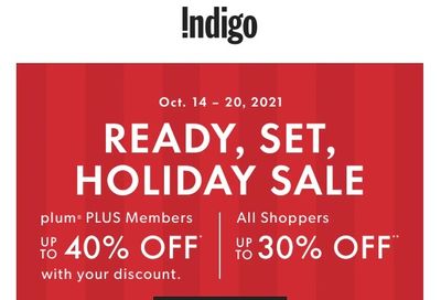Chapters Indigo Online Deals of the Week October 18 to 24