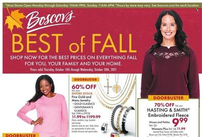 Boscov's (CT, DE, MD, NJ, NY, PA) Weekly Ad Flyer October 19 to October 26