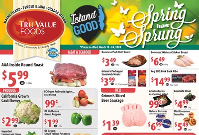 Tru Value Foods Flyer March 18 to 24