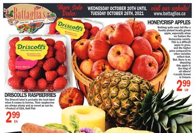 Battaglia's Marketplace Flyer October 20 to 26