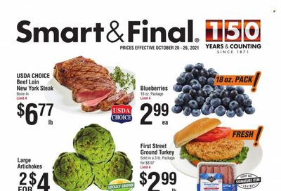 Smart & Final (AZ, CA) Weekly Ad Flyer October 20 to October 27