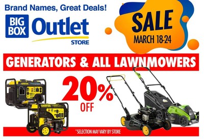 Big Box Outlet Store Flyer March 18 to 24