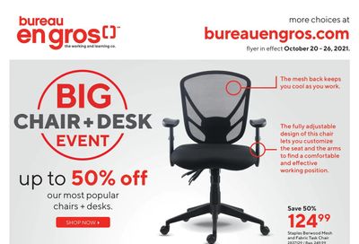 Bureau En Gros Flyer October 20 to 26