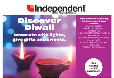 Independent Grocer (West) Discover Diwali Flyer October 21 to November 10