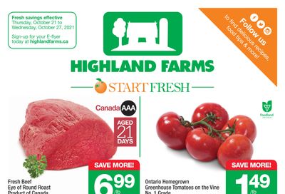 Highland Farms Flyer October 21 to 27