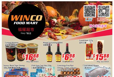 WinCo Food Mart (HWY 7) Flyer October 21 to 27