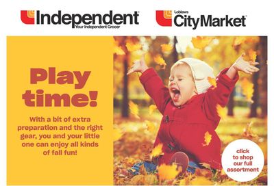 Independent Grocer (West) Baby Book October 21 to November 3