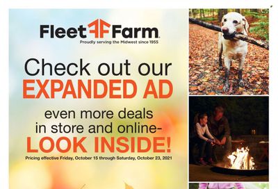 Fleet Farm (IA, MN, ND, WI) Weekly Ad Flyer October 21 to October 28