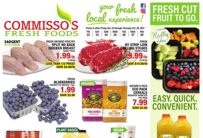 Commisso's Fresh Foods Flyer October 22 to 28