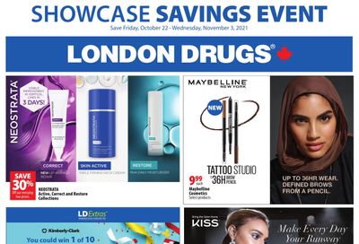 London Drugs Showcase Savings Event Flyer October 22 to November 3