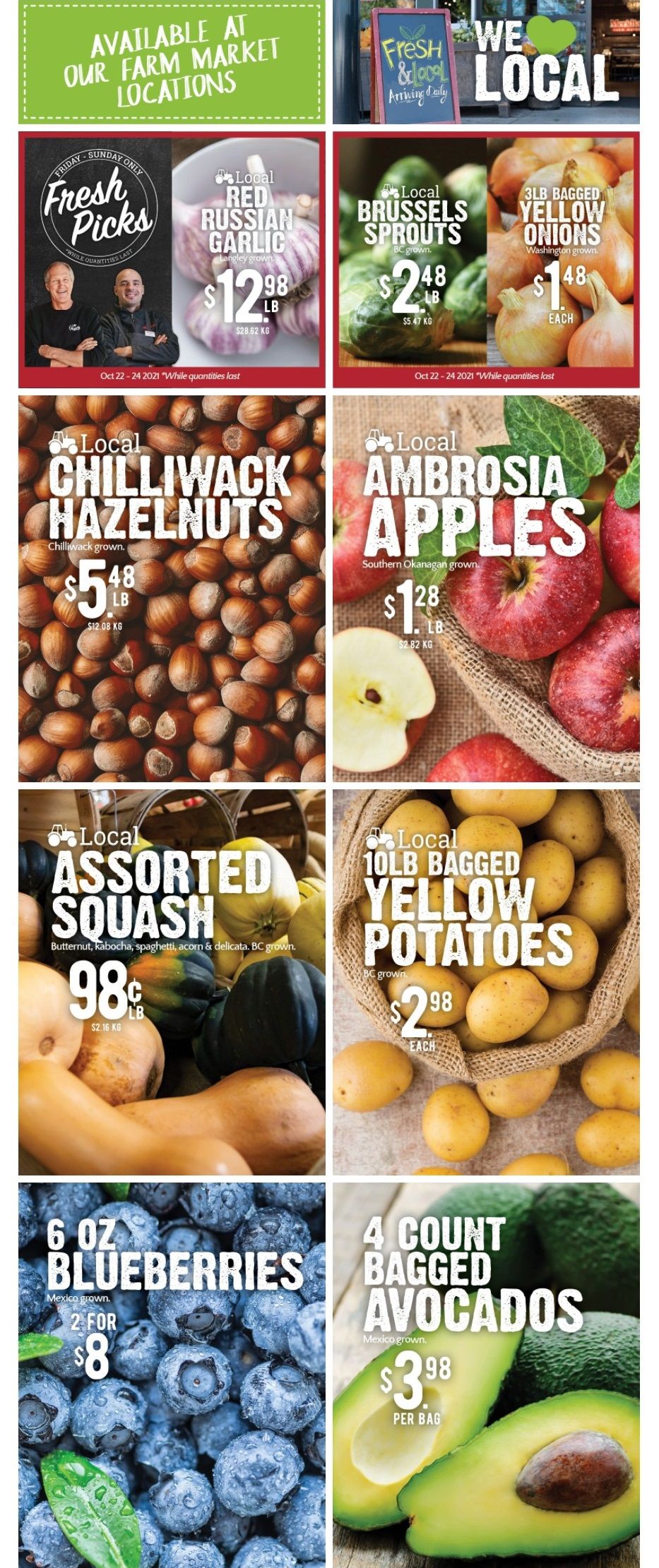 Meridian Farm Market Flyer October 21 to 27