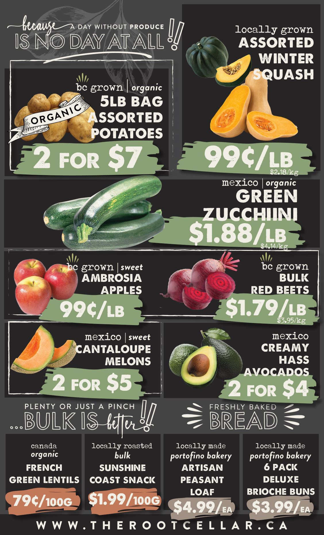 The Root Cellar Flyer October 21 to 27