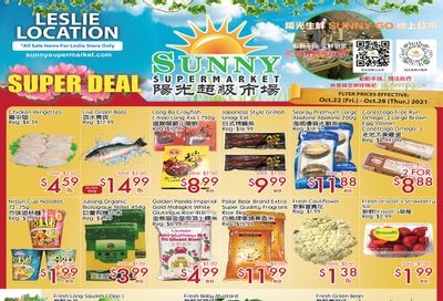 Sunny Supermarket (Leslie) Flyer October 22 to 28