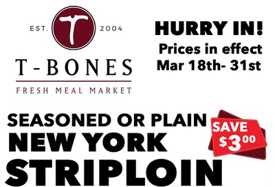 T-Bone's Flyer March 18 to 31