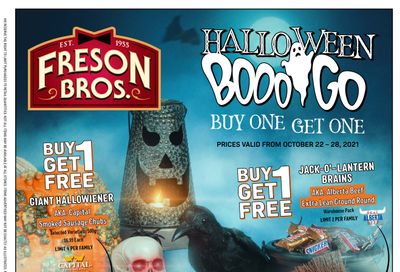 Freson Bros. Flyer October 22 to 28