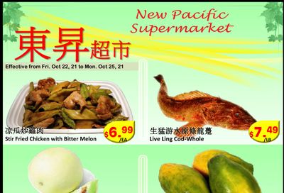 New Pacific Supermarket Flyer October 22 to 25