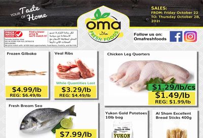 Oma Fresh Foods Flyer October 22 to 28