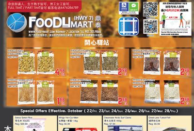 FoodyMart (HWY7) Flyer October 22 to 28