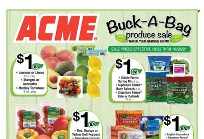 ACME (DE, NJ, NY, PA) Weekly Ad Flyer October 22 to October 29