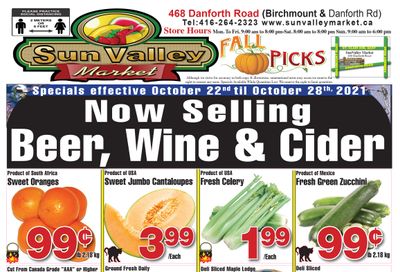 Sun Valley Market Flyer October 22 to 28