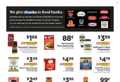 ShopRite (CT, DE, MD, NJ, NY, PA) Weekly Ad Flyer October 25 to November 1