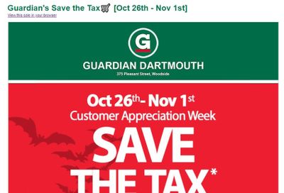 Guardian (Dartmouth Gate) Flyer October 26 to November 1