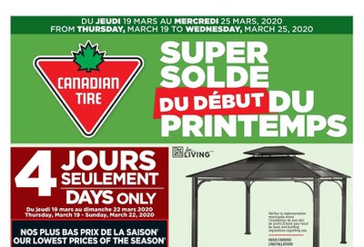 Canadian Tire (QC) Flyer March 19 to 25