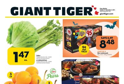 Giant Tiger (Atlantic) Flyer October 27 to November 2