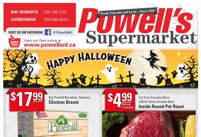 Powell's Supermarket Flyer October 28 to November 3