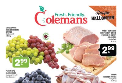 Coleman's Flyer October 28 to November 3