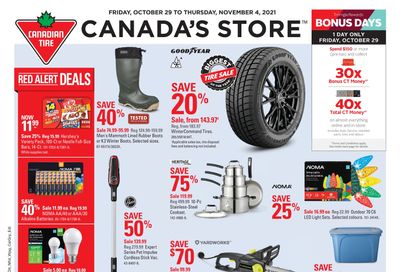 Canadian Tire (Atlantic) Flyer October 29 to November 4