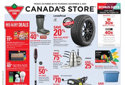Canadian Tire (West) Flyer October 29 to November 4