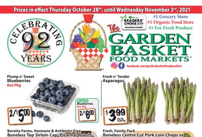 The Garden Basket Flyer October 28 to November 3