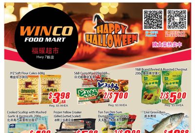 WinCo Food Mart (HWY 7) Flyer October 28 to November 3