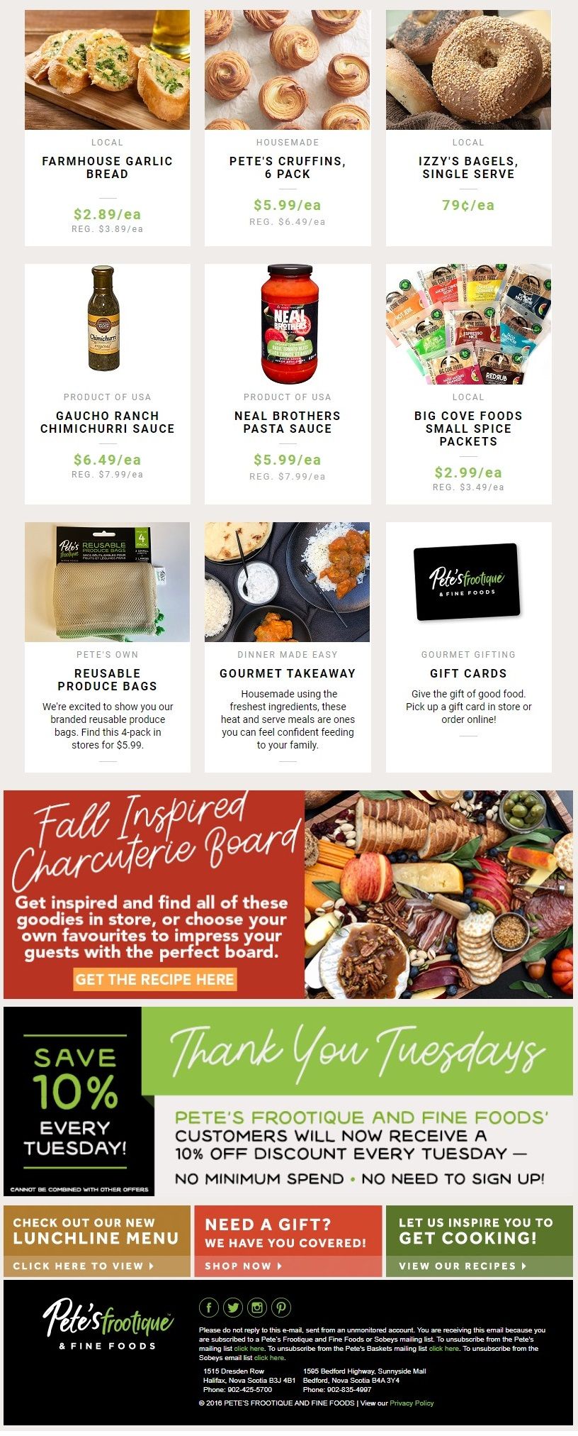 Pete's Fine Foods Flyer October 28 to November 3