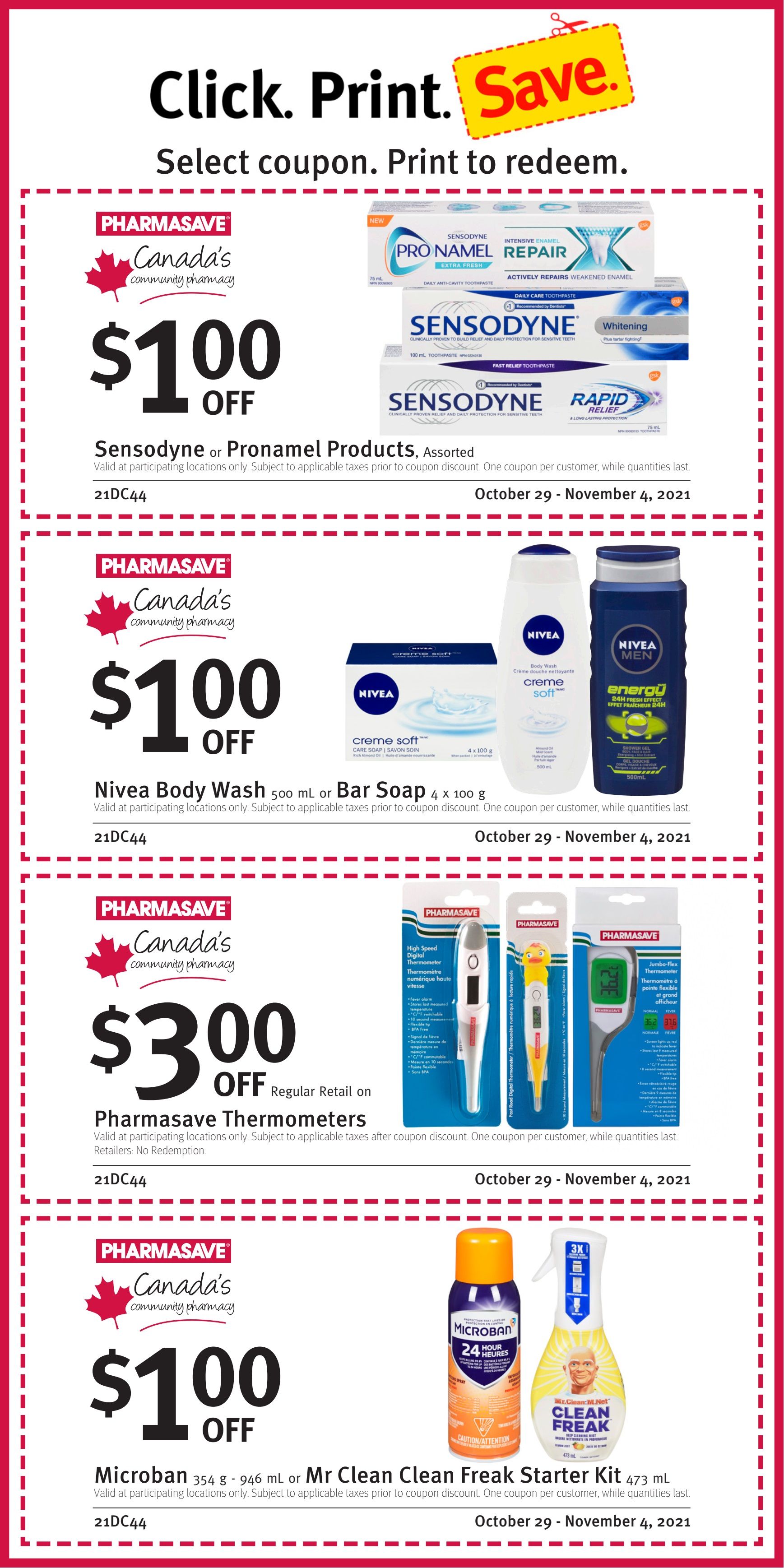 Pharmasave (Atlantic) Flyer October 29 to November 4