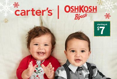 Carter's Oshkosh Flyer October 28 to November 18