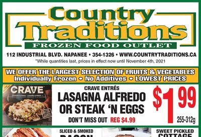 Country Traditions Flyer October 28 to November 4