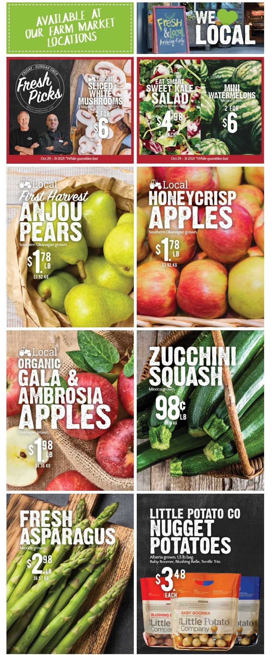 Meridian Farm Market Flyer October 28 to November 3