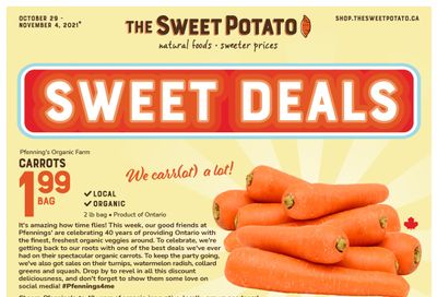 The Sweet Potato Flyer October 29 to November 4