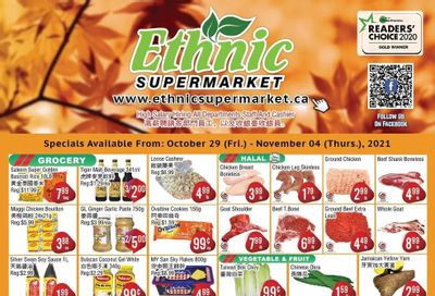 Ethnic Supermarket Flyer October 29 to November 4