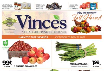Vince's Market Flyer October 29 to November 11