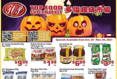 Top Food Supermarket Flyer October 29 to November 4