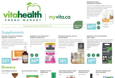 Vita Health Fresh Market Flyer October 15 to 31