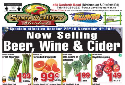Sun Valley Market Flyer October 29 to November 4