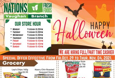 Nations Fresh Foods (Vaughan) Flyer October 29 to November 4