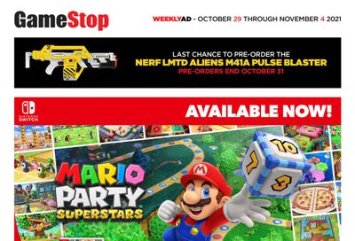 GameStop Flyer October 29 to November 4