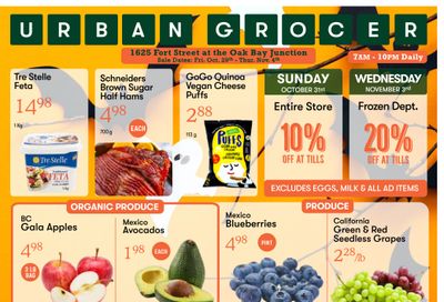 Urban Grocer Flyer October 29 to November 4