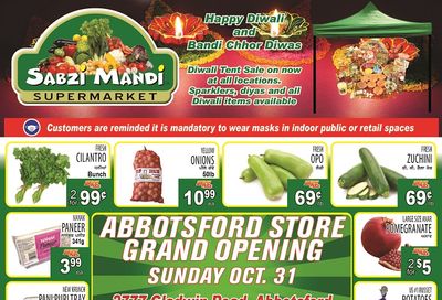 Sabzi Mandi Supermarket Flyer October 29 to November 3