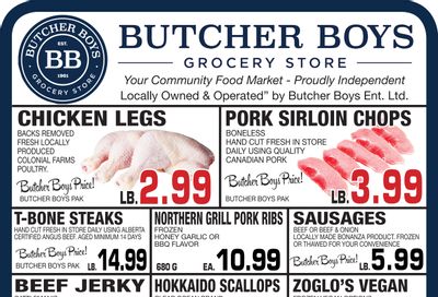 Butcher Boys Grocery Store Flyer October 29 to November 4